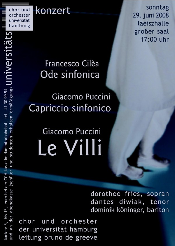 Plakat Konzert 2008