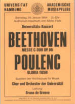 Plakat Konzert 1993/94
