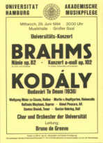 Plakat Konzert 1994