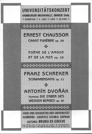 Plakat Konzert 1999