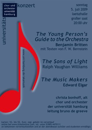 Plakat Konzert 2009