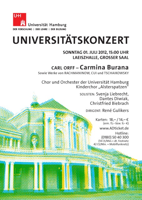 Plakat Konzert 2012
